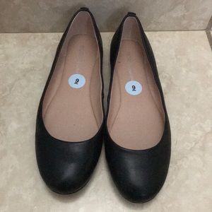 2/$10 BCBGeneration Synthetic Black Flats
